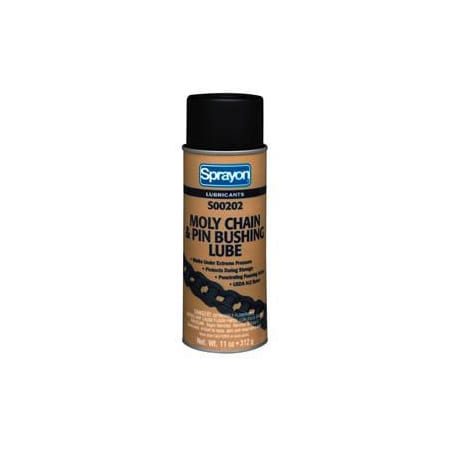 Sprayon LU202 Moly Chain Lubricant11 Oz. s0202000